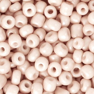Seed beads 4mm Nude Beige, 20 grams